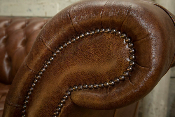 Canapé Chesterfield Marron Canapé Canapé 4 Places en Tissu Sièges Suite Canapés 265cm