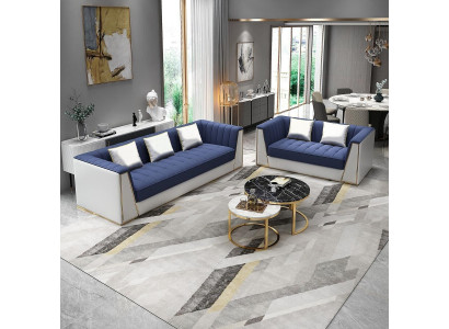 Chesterfield Salon Canapé Ensemble de canapés de luxe 3+2 Groupe nouveau