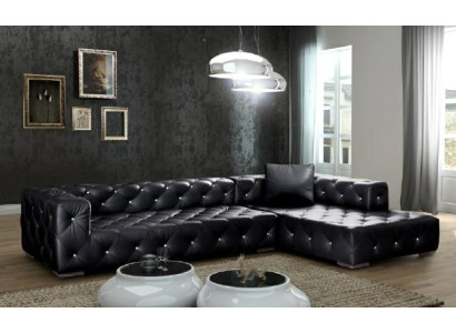 Canapé d'angle de luxe Canapé Fauteuil de paysage de vie Suite en forme de L nouveau