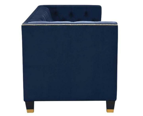 Chesterfield Blue e Sofa set 3-piece set Couch Sets Seat Upholstery Group Chesterfield bleu et ensemble de canapé 3 pièces Ensembles de canapé Groupe de sièges rembourrés