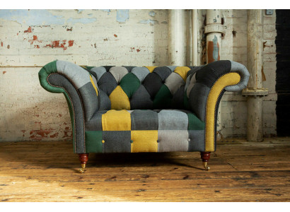 Fauteuil Chesterfield une place coloré et moderne pour le salon