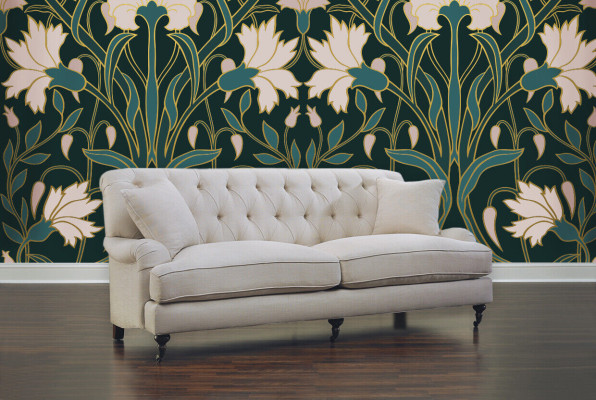 Canapé 3 places de luxe Chesterfield blanc moderne