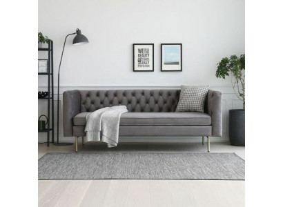Canapé Luxe Tissu Chesterfield Canapé Canapés Rembourrage 3 Places Meubles Italiens