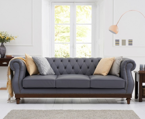 Chesterfield Canapé Canapé Tapisserie Canapés en Cuir Tissu Tapisserie Suite
