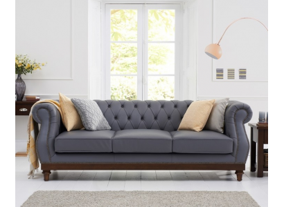 Chesterfield Canapé Canapé Tapisserie Canapés en Cuir Tissu Tapisserie Suite