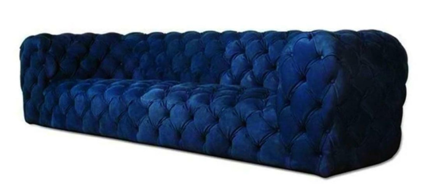 Canapé Chesterfield jaune quatre places XXL canapé grand confortable canapés moelleux neufs.