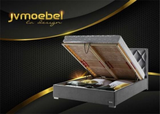 Lit 2x Table de chevet 3 pcs. Ensembles de chambre à coucher Design Lits de luxe Ensemble complet