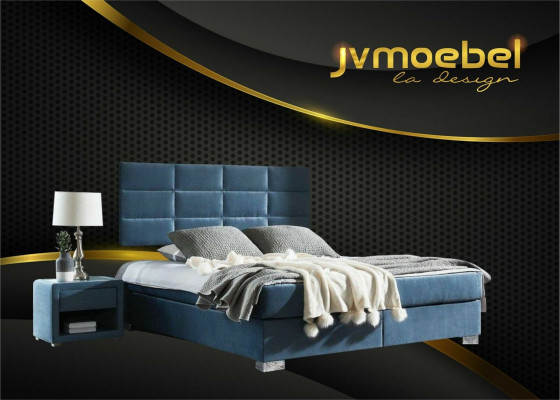 Lit à sommier tapissier lits doubles chambre de luxe lits doubles de designer 160x200 neufs