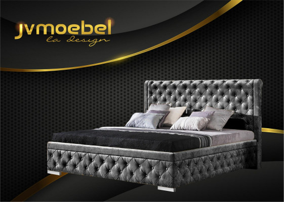 Cadre de lit Tissu Meubles Lits de luxe Lit Textile Design de chambre Textile neuf