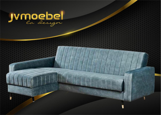 Canapé d'angle de luxe en design canapé-lit rembourré d'angle sur mesure possible
