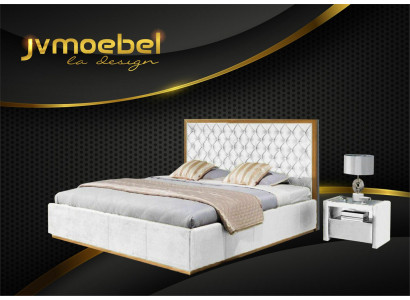 Textile de lit Conception de chambre à coucher Mobilier Moderne Lits de luxe Cadre de lit 140x200