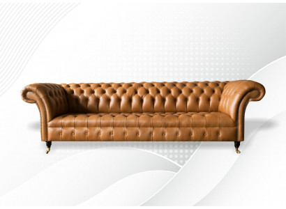 Canapé design Chesterfield en tissu moderne rembourré Canapé 4 places nouveau