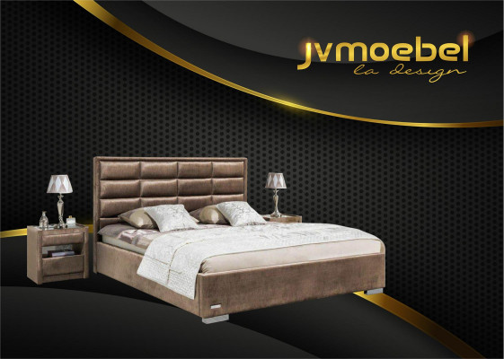 Textile de lit Design de chambre Mobilier Lits modernes de luxe Cadres Rembourrage neuf
