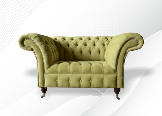 Canapé Chesterfield Chesterfield Ensemble de canapés 1,5 Canapé Classique 1 Place