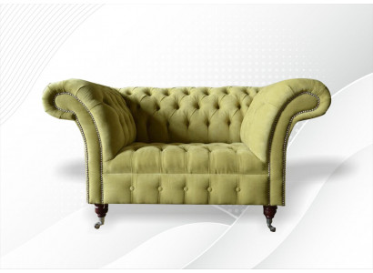 Canapé Chesterfield Chesterfield Ensemble de canapés 1,5 Canapé Classique 1 Place