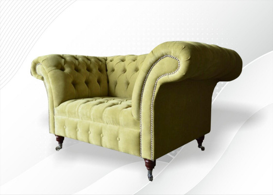 Canapé Chesterfield Chesterfield Ensemble de canapés 1,5 Canapé Classique 1 Place