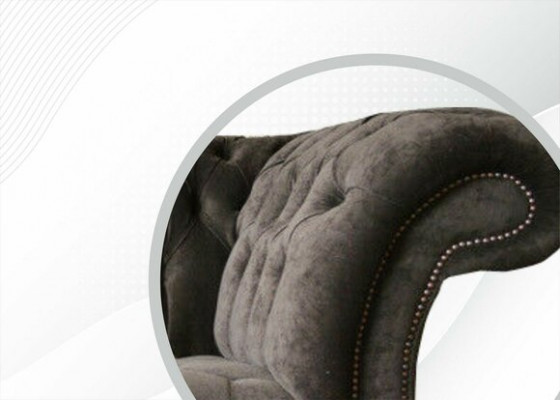 Chesterfield Meubles Originaux 3 Places Canapé Revêtement Canapés Canapé Textile neuf