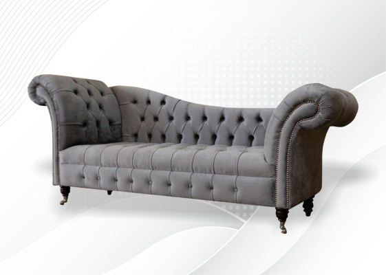 Canapé de salon Salon Tissu Canapés Chaise longue Siège Chesterfield Rembourrage neuf