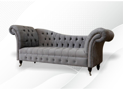 Canapé de salon Salon Tissu Canapés Chaise longue Siège Chesterfield Rembourrage neuf