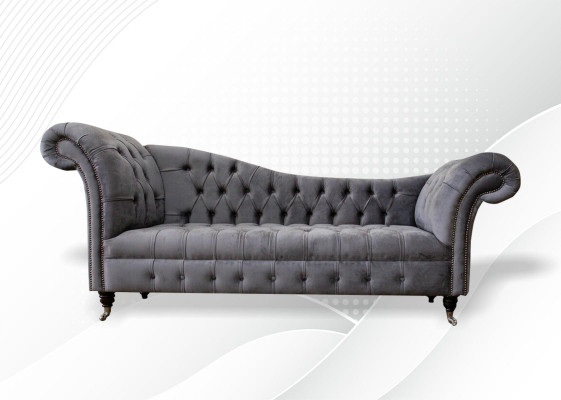 Canapé de salon Salon Tissu Canapés Chaise longue Siège Chesterfield Rembourrage neuf