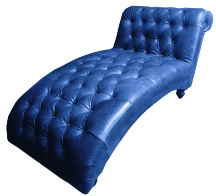 Chesterfield marron chaise longue mobilier longue modern de salon