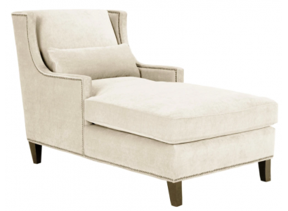 Chaise longue Chaises longues Meubles Ottoman Salon Design Canapé Beige Tissu Longueuil