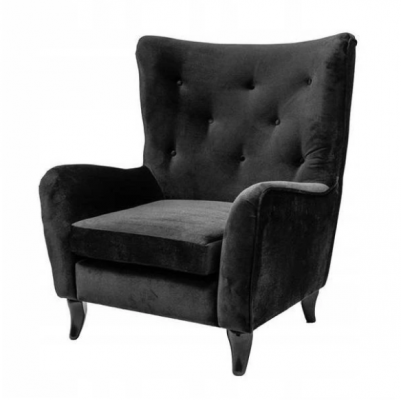 Fauteuil en tissu Chesterfield en velours Mobilier Salon Canapés Modernes Bleus