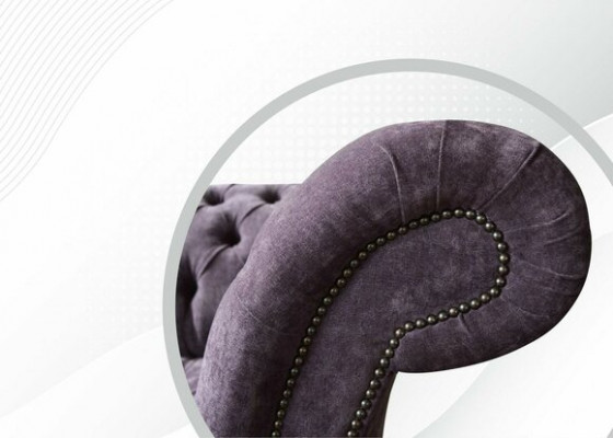 Canapé canapé 4 places Design Rembourrage Moderne Tissu Chesterfield Nouveaux canapés