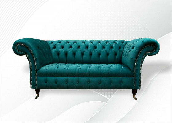 Canapé 2 places Chesterfield Design d'ameublement Luxueux Canapé Canapés de Salon Club
