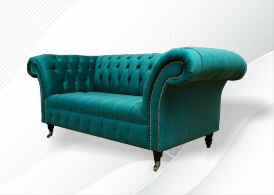 Canapé 2 places Chesterfield Design d'ameublement Luxueux Canapé Canapés de Salon Club