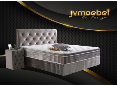 Mobilier de luxe Lits modernes Rembourrage Lits Chesterfield Chambre