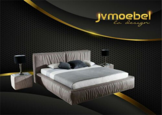 Lits design Ensembles de chambre à coucher Lit 2x Table de chevet Meubles classiques r De luxe
