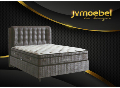 Mobilier de luxe Lits modernes Cadres de lits rembourrés Design de chambre à coucher 140x200
