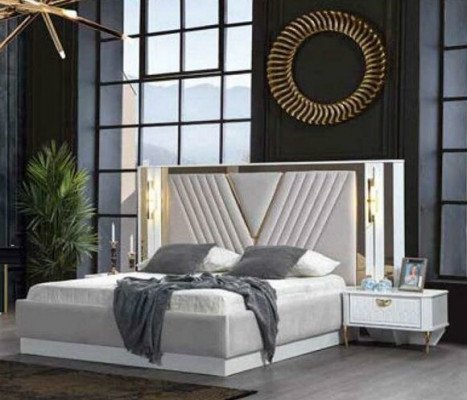 Ensemble de chambre moderne dans un beau design européen.