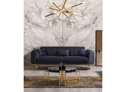 Canapé trois places de luxe moderne Canapés en tissu en tissu 234cm