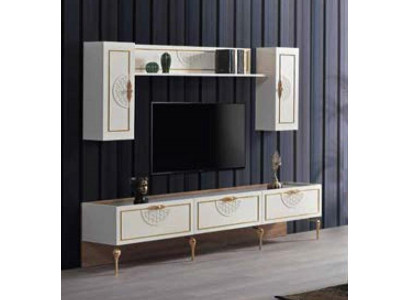 Armoire TV Mobilier italien Salon Commode de luxe Bahut