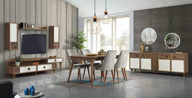 Meuble téléviseur bas de séjour Meuble Buffet Étagère murale Étagère téléviseur Armoire