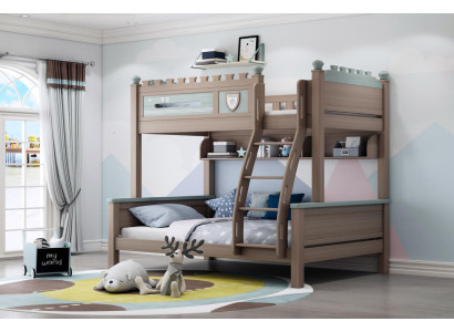 Lit superposé Lit mezzanine Lit pour enfants Lits superposés Bois de pin Chambre d'enfant Lit neuf