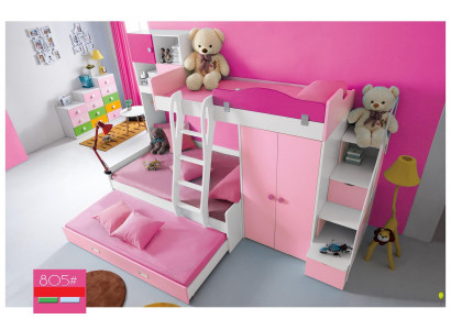 Lit superposé Lit d'enfants Bus Lit superposé double Lits Chambre d'enfants Lit Lit d'enfants