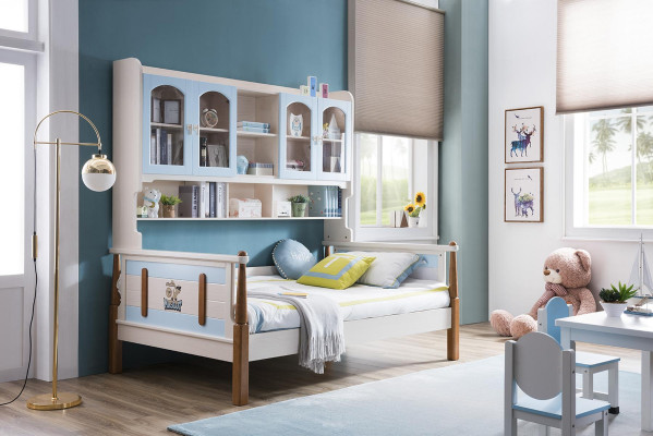 Lit d'enfants Lit superposé Lit mezzanine Lit de jeu Chambre d'enfants Lit superposé Lit superposé double