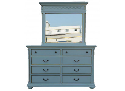 Meubles élégants de style Chambre commode Armoire Buffet classique avec miroir