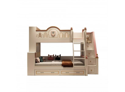Lit d'enfant Lit superposé Lit de jeunesse Lit mezzanine Design Lit moderne Chambre d'enfant Lits