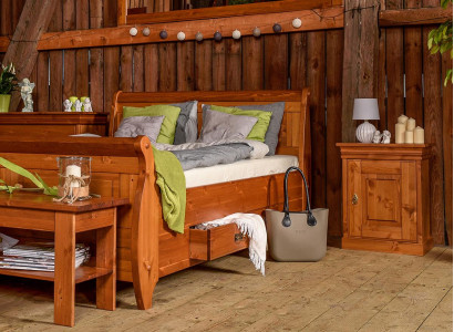 Lit de luxe 2x Table de chevet 3 pièces. Ensemble lits Lit double Chambre Hôtel Ehe nouveau
