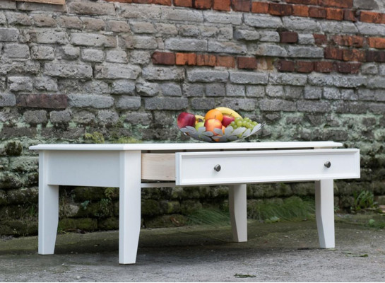 Maison de campagne Salon Table Table basse Artisanat Bois massif Canapé Tables d'appoint