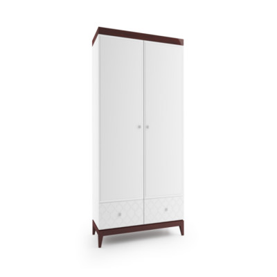 Armoire de luxe pour hôtel, armoire en bois murale de designer, élégante.