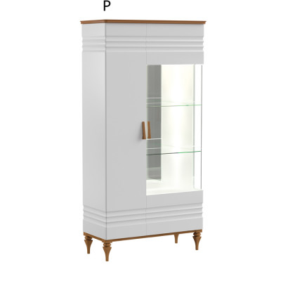 Vitrine classique Commode Vitrines Vitrine Armoire Vitrine en verre TO-W2