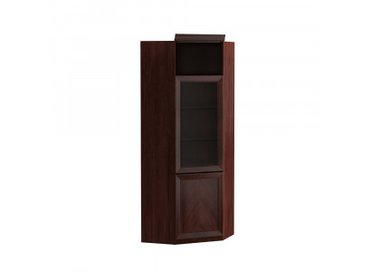 Meuble d'angle de bureau Système Vitrine Armoire de classement Classic en bois Penderie