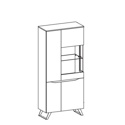 Vitrine de conception Commode Enfilade Buffet Armoire Étagère Mobilier de luxe Cabinets de salon Nouveaux