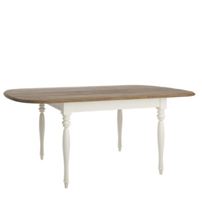 Grande table table à manger table en bois table de conférence extensible modèle FL-S2 de 190 cm