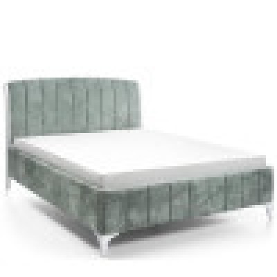 Conception de rembourrage de lit de luxe pour l'hôtel double chambre à coucher moderne en tissu.